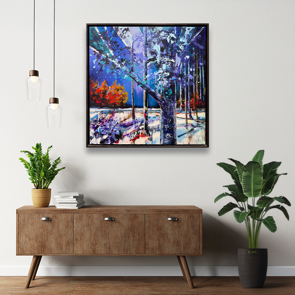 View of picture in situ